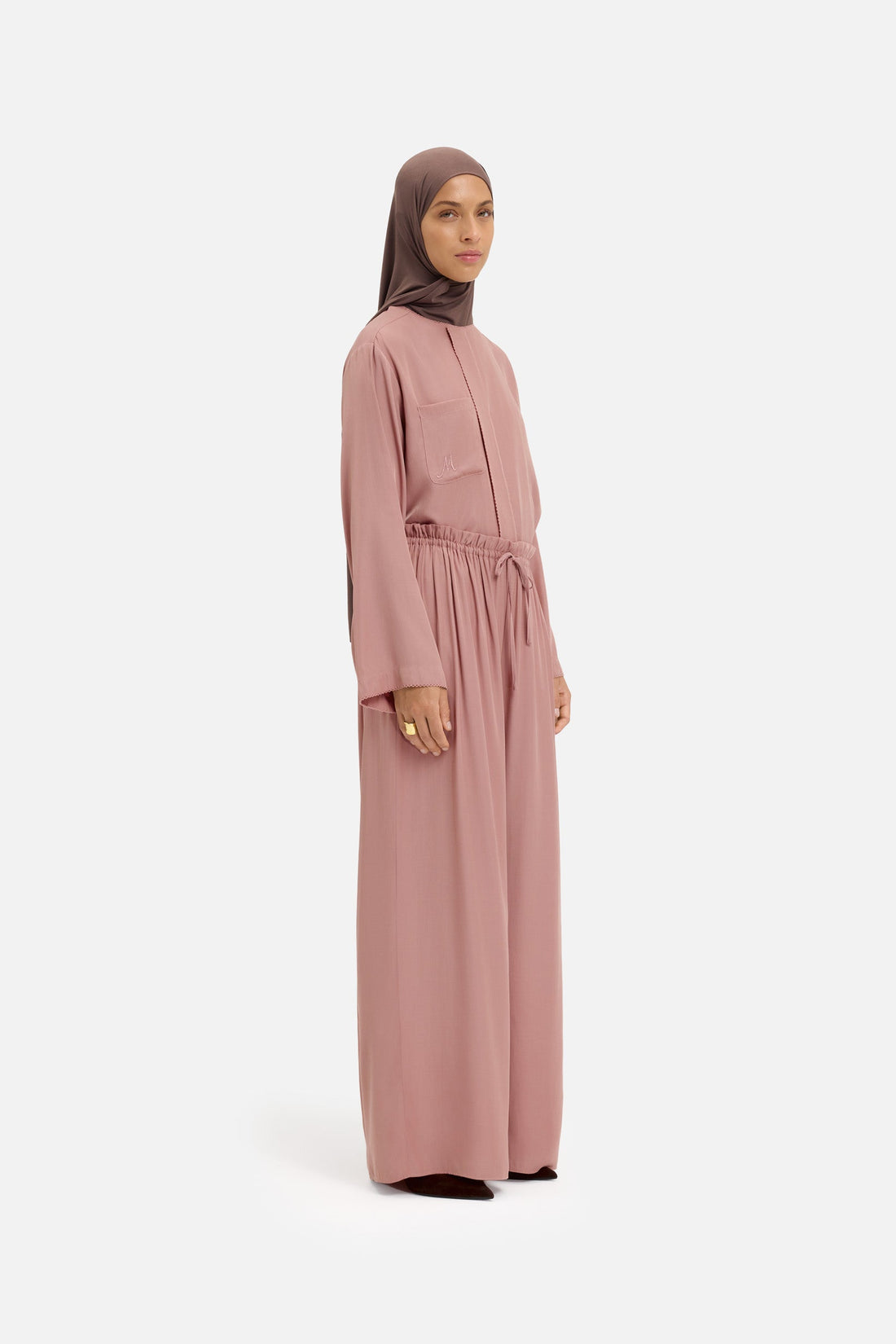 Crossover Col Blouse | Light Berry