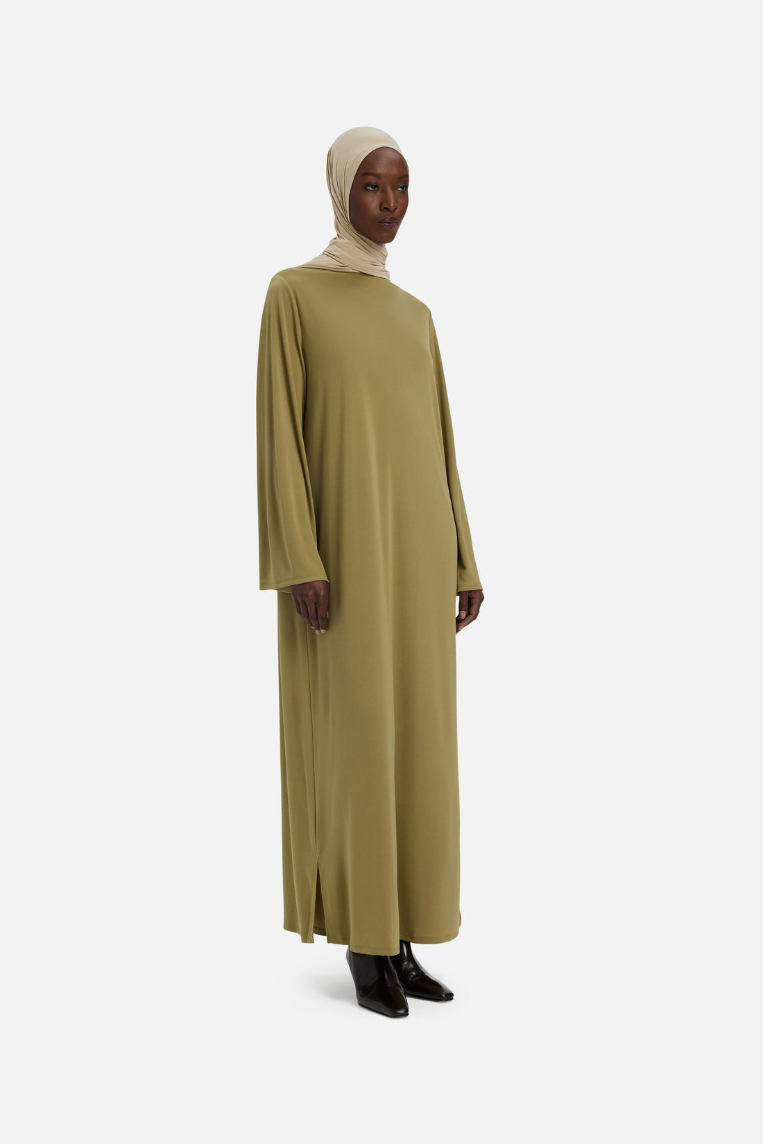 Essentiel Robe en Jersey Régulier | Olive