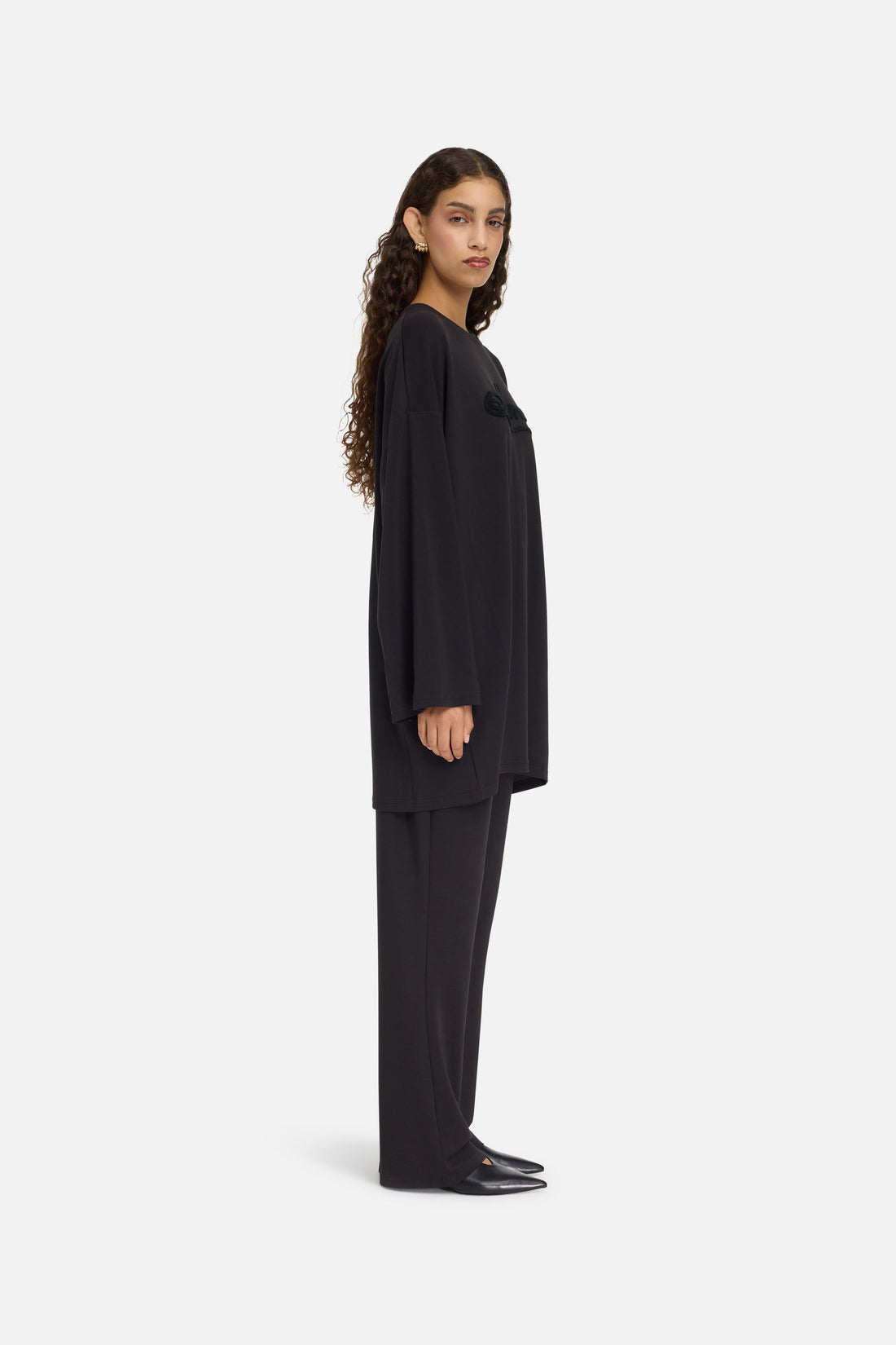 Modal Jersey Pantalon | Black