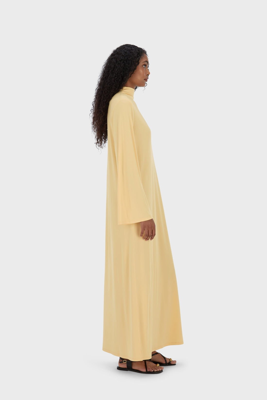 Essentiel Robe en Jersey Court | Sunset Yellow