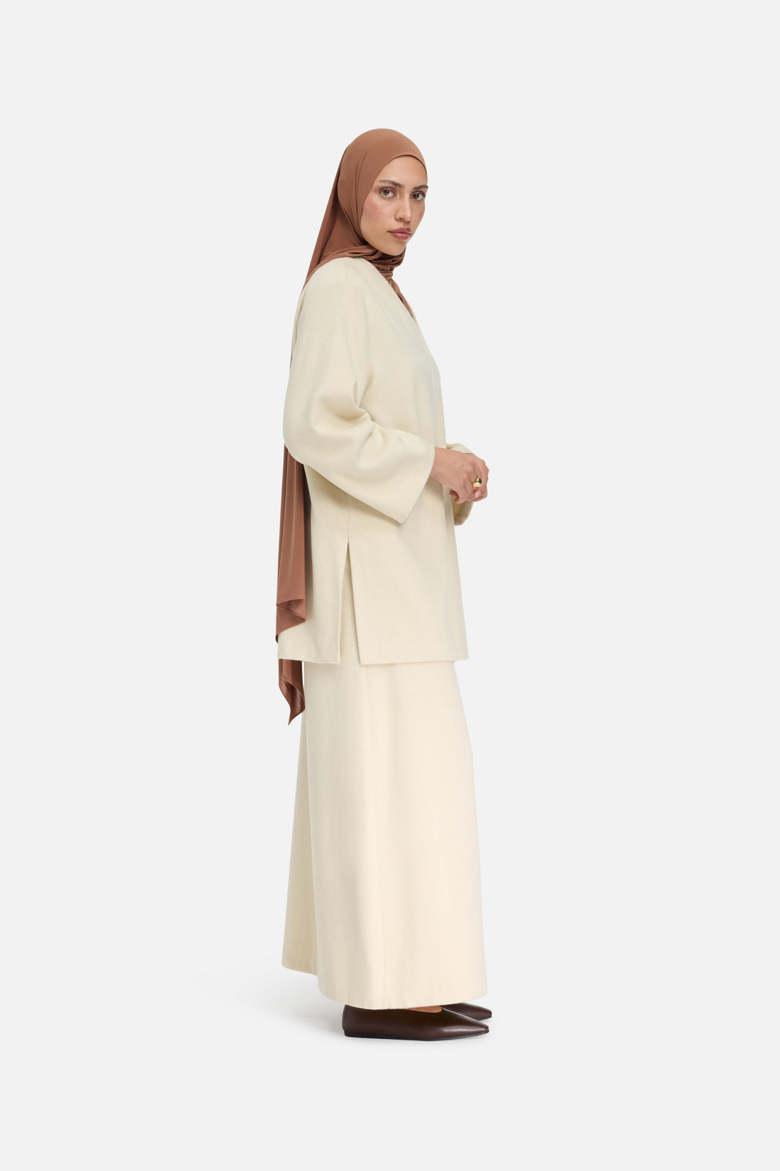 Laine Blend Pull | Cloud White